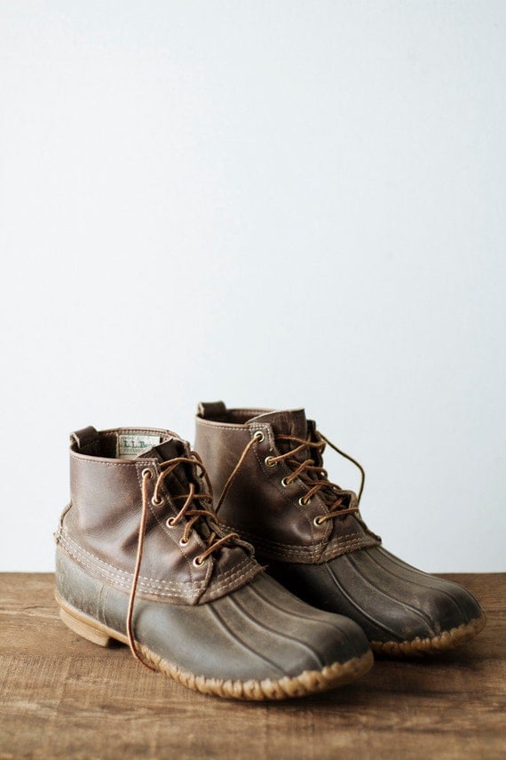 Vintage L.L. Bean Maine Hunting Shoe Duck Boots / Bean Boots