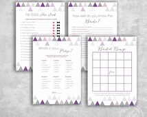 Popular items for bridal shower games printable on Etsy