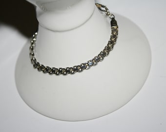 7 in Vintage Sterling Link Bracelet