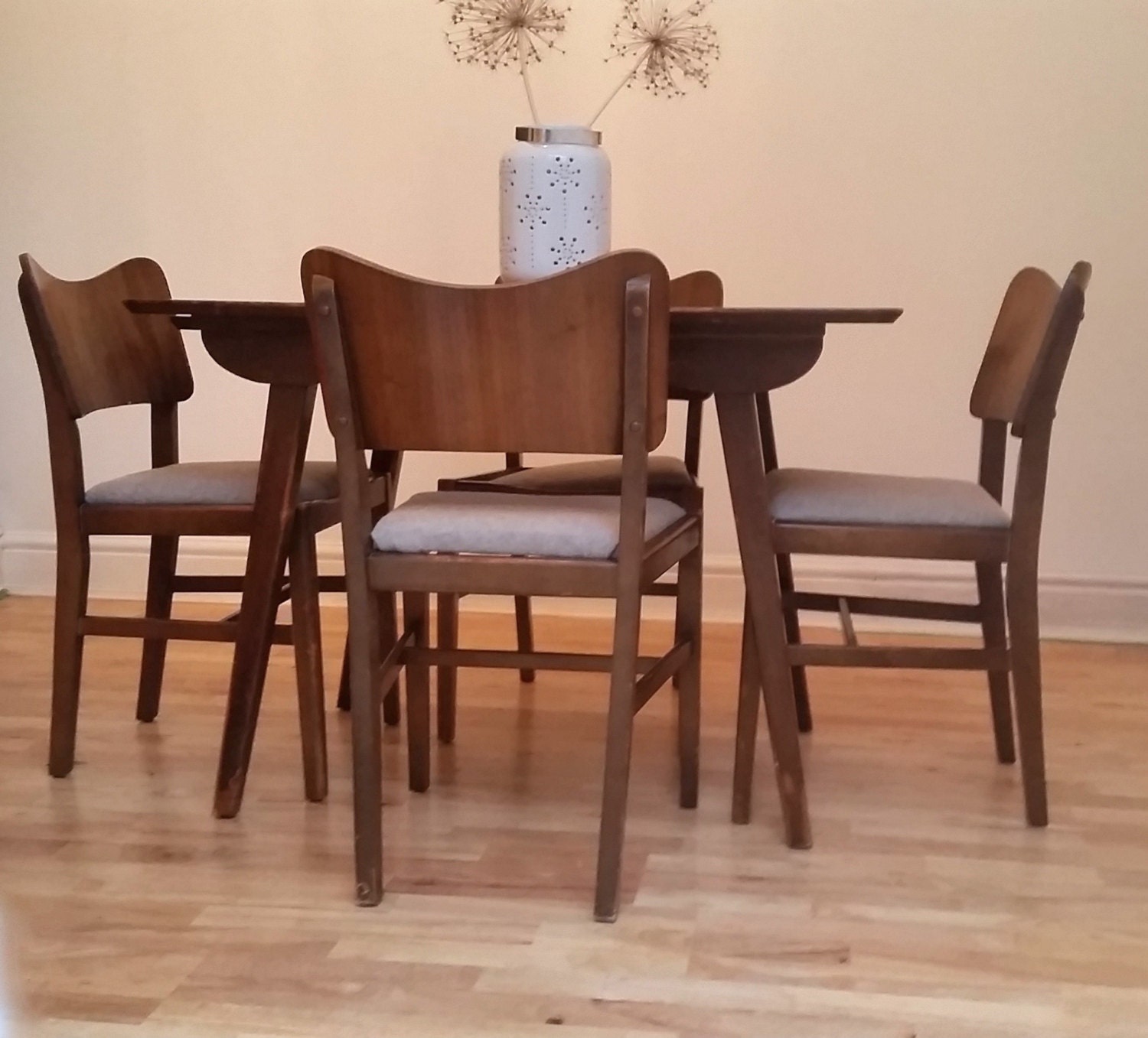 Vintage Retro Dining Set 1960s 1970s Mid Century Eames Era Haute Juice