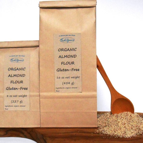 ORGANIC Almond flour unblanched gluten free certified 8 oz