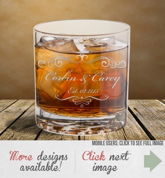 etched whiskey glasses