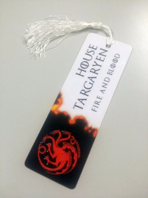 House Targaryen: Game of Thrones bookmark