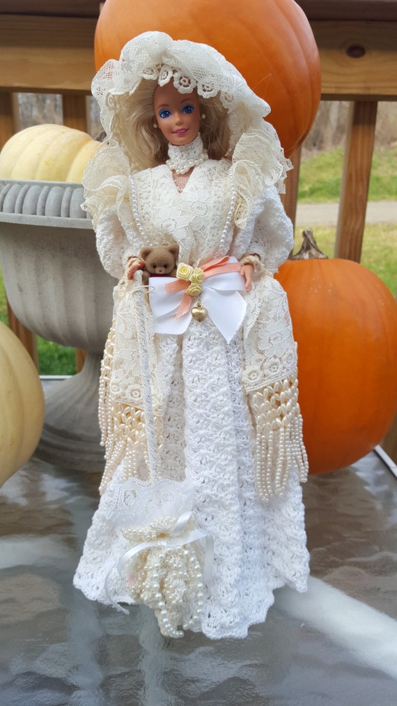 Items similar to Crocheted Barbie Doll on Etsy