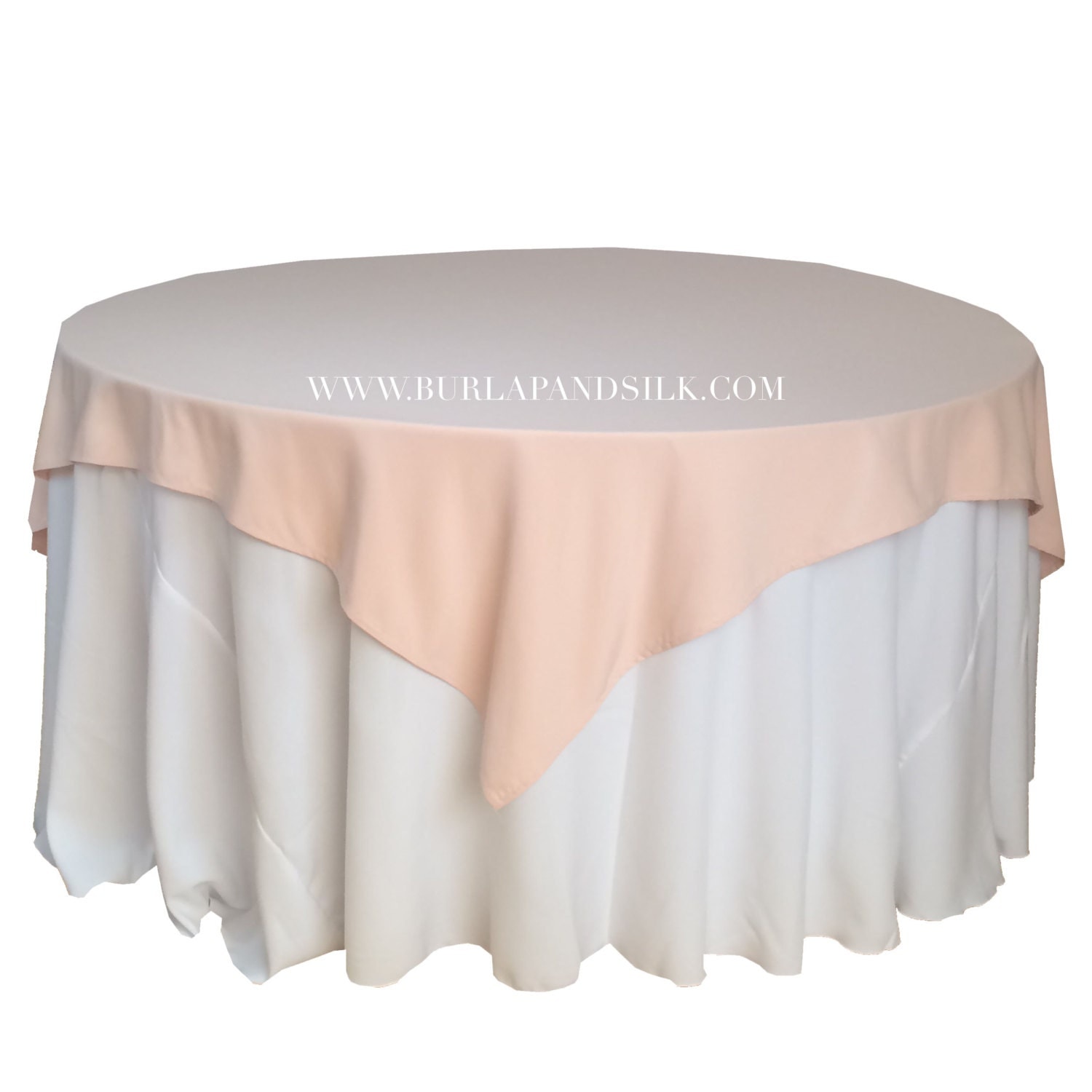 Blush Table Overlays 85 X Inches For 6 Ft 6 Ft Round Tables Zoom