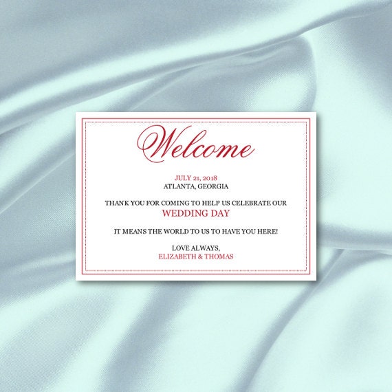 Welcome Card Template Vector Premium Download