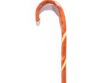 Walking Cane Hand Carved Medical Cane Walking Stick Handmade Spiral Sassafras