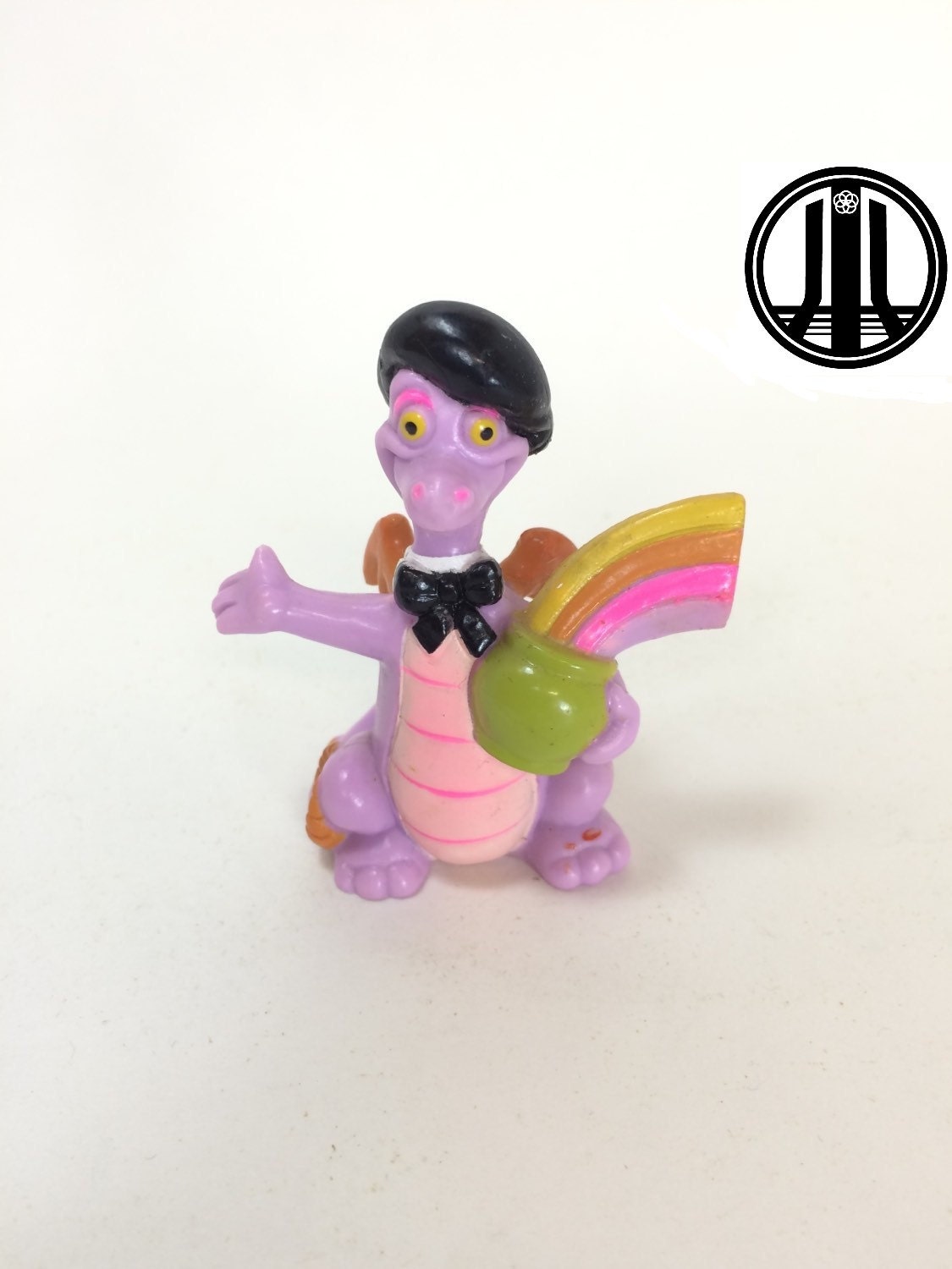 1982 Purple Figment Dragon Figure from Epcot Center at Walt