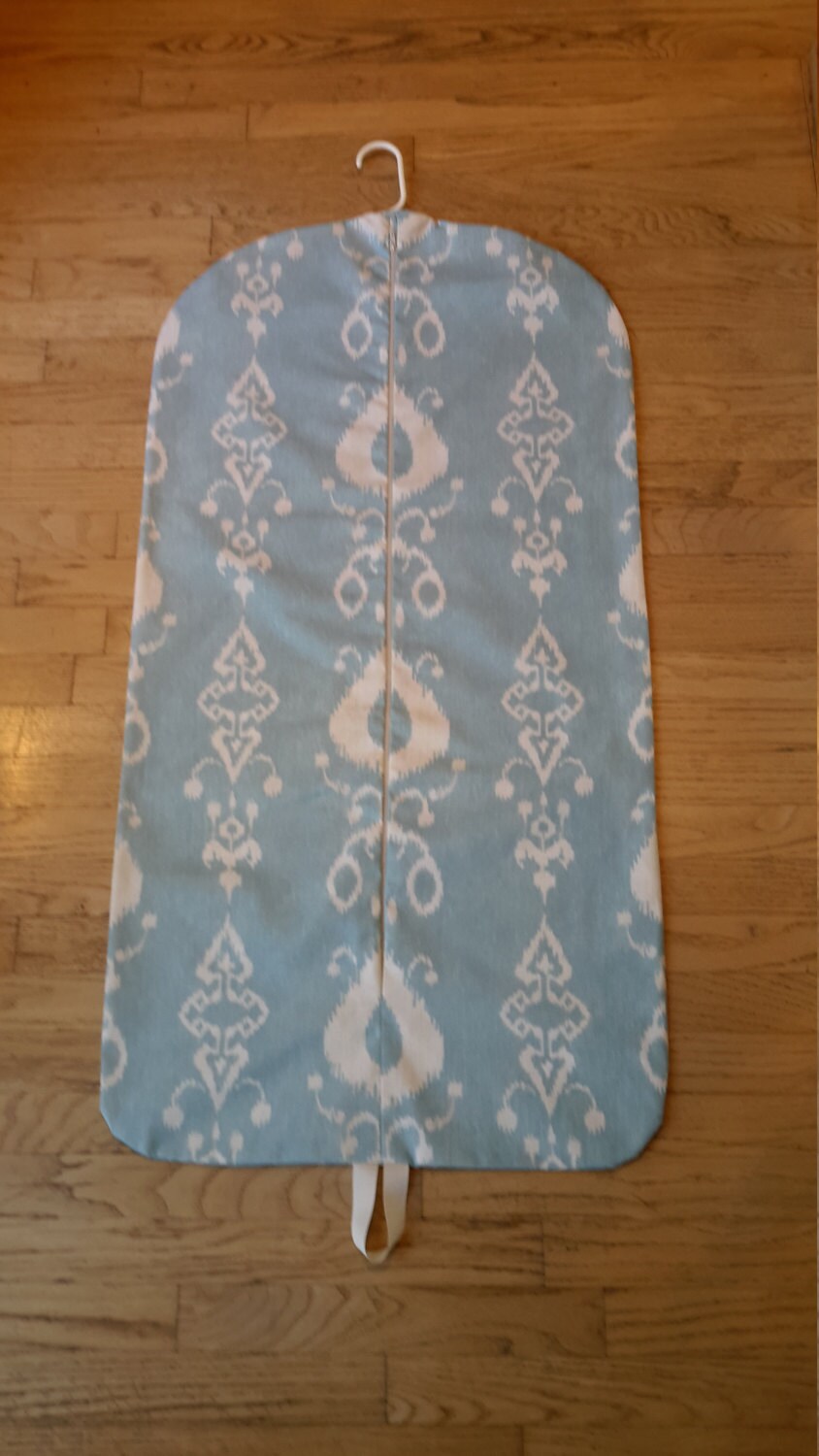 Women's Spa Turquoise Ikat Hanging Garment Bag