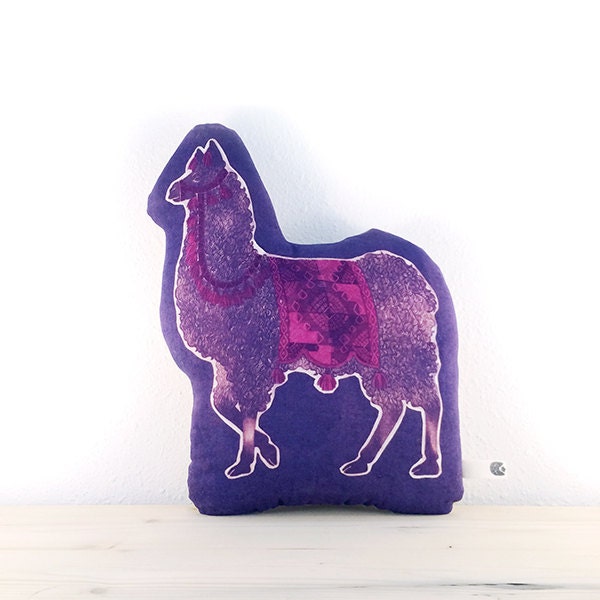 purple llama plush