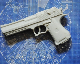 Handmade Large 3D Gun Soap - Gun, Pistol, Police Officer, Father's Day Gift, Man Soap