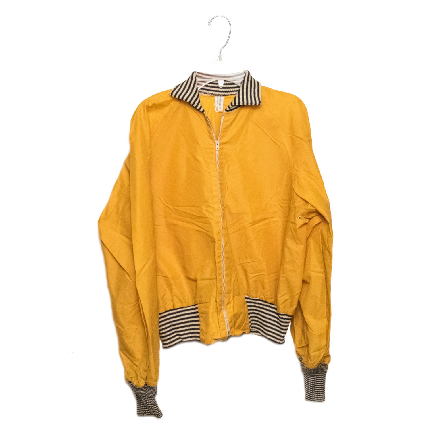 Vintage Mustard yellow nylon jacket