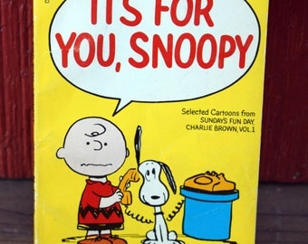 It's For You Snoopy/Selected Cartoons from Sunday's Fun Day Charlie Brown, vol. 1/Fawcett Crest/Charles M. Schulz/Peanuts Comic Strip book