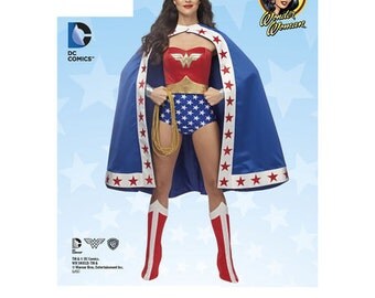 Sewing Pattern for D.C. Comics Wonder Woman Costume, Simplicity Pattern 1024, Halloween Costume, DC Comics, Cosplay, Comic Con