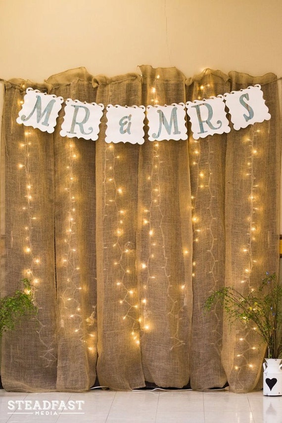 Burlap Backdrop by MariabellaGrace on Etsy