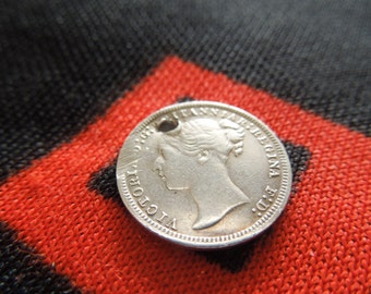 1874 Great Britain 3 Pence Charm Coin for Bracelet from Charmhuntress 03730