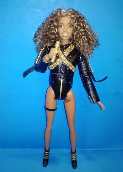 HOT SALE Beyonce Formation Superbowl Barbie Doll Custom