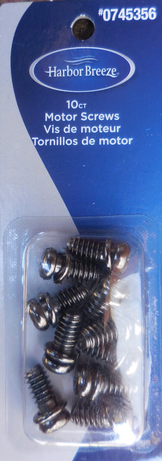 Harbor Breeze MOTOR SCREWS 10Pack BLACK Ceiling Fan by 41jadams