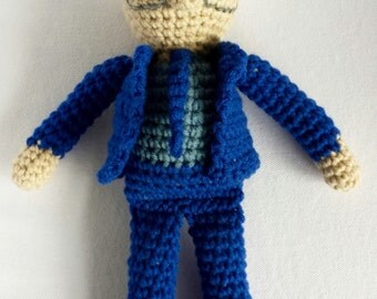 FREE SHIPPING Bernie Sanders Plush Doll 2016 Election Feel the Bern Senator Sanders