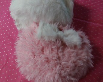 Deluxe Faux Fur Baby Pantie w fur bow. Inspired by Pebbles. Diaper Cover, Costume, Photos Bunny, Pageant, Smash Cake, Toddler, Party