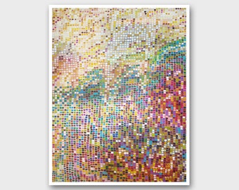 Quadri moderni Dot painting abstract Dot art painting Abstract painting print Abstract dot print Modern painting Abstract art Modern art