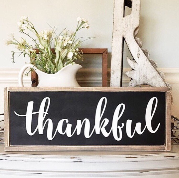 Thankful sign