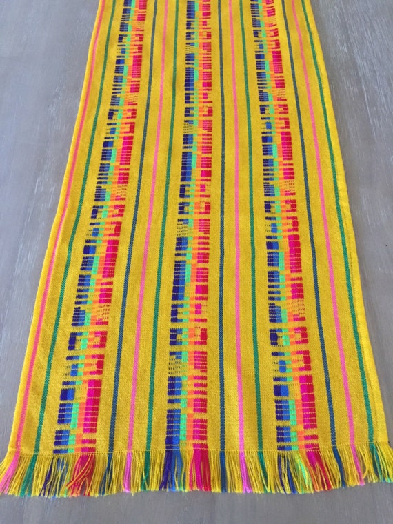Mexican table runner, custom placemats, woven napkins or tablecloth