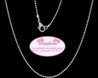 12 76cm balls 1.5 mm ball chain necklaces