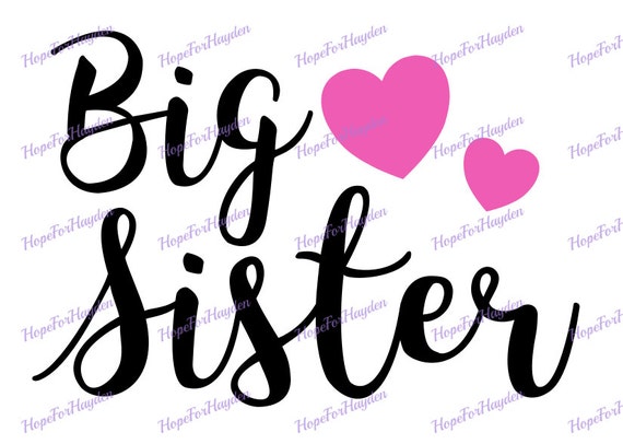 Download Big sister SVG shirt decal DIY Big sis arrow Baby