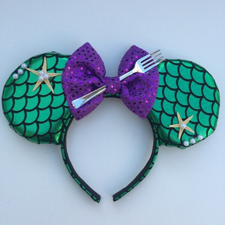 The Little Mermaid ears with decorations