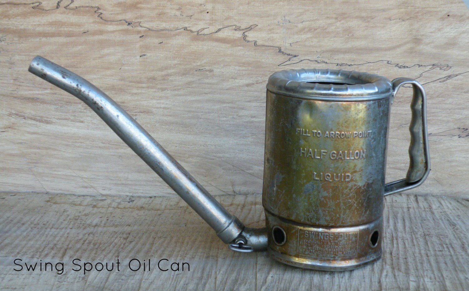Vintage Swing Spout Oil Can Oil Spout Automobile Oil Can Oil