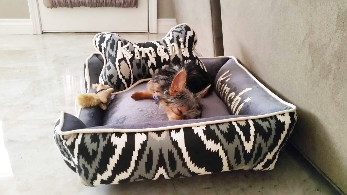 Dog Bed & Pillow Package Custom Dog Bed Custom Dog Pillow