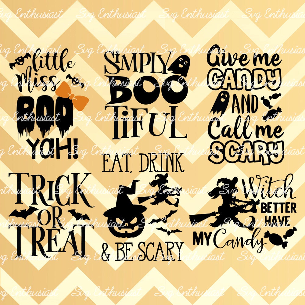 Download Halloween bundle SVG Halloween sayings SVG bats Svg Trick
