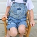 Boys Distressed Overalls, Hand-Distressed, Vintage-Inspired, Overalls for Babies and Toddlers, Shortalls, Overall shorts