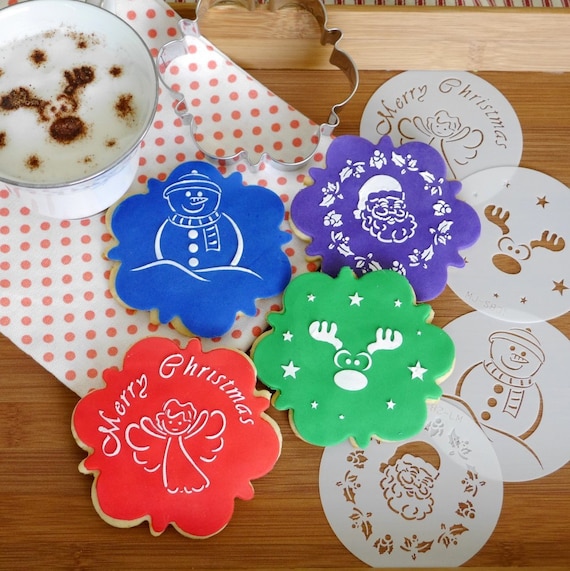 Christmas Cookie Cutter Stencil Kit FREE by SweetCookieCrumbs