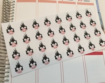 Days Until Countdown Stickers: Printable & Perfect for All