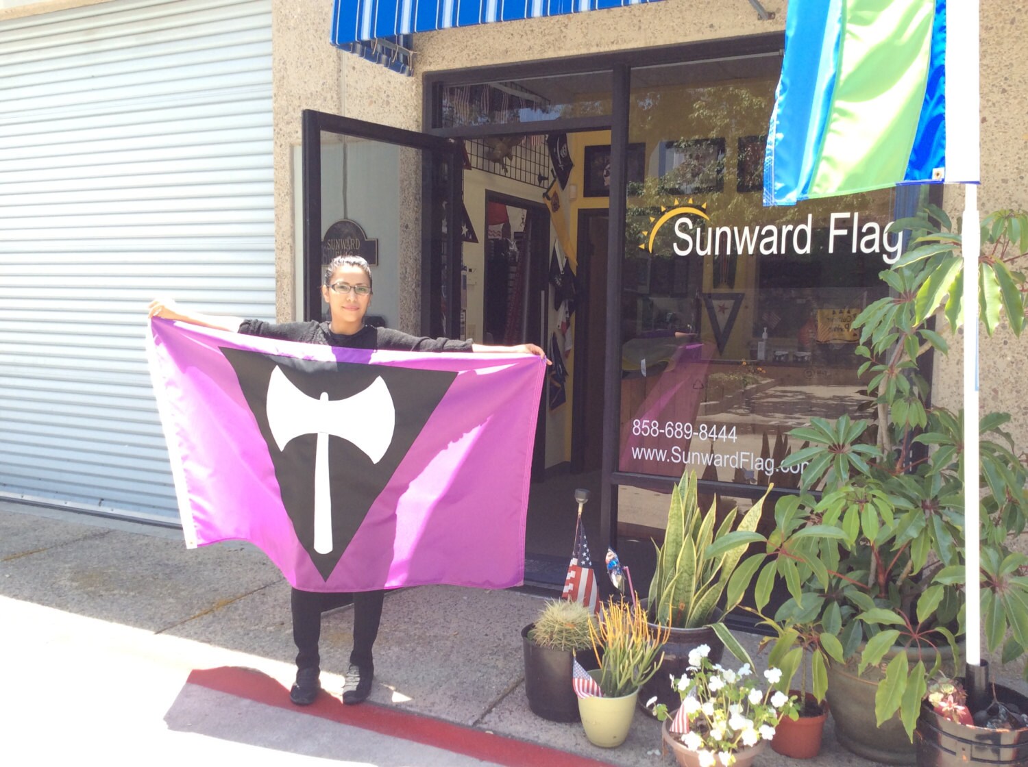 Lesbian Pride Flag 3 X5 Lesbian Flag Purple Axe