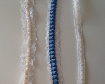 Ribbon with Lace Edging