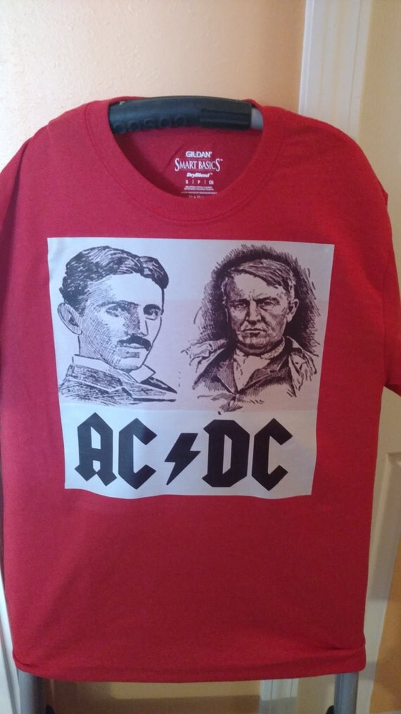 ac dc tesla shirt