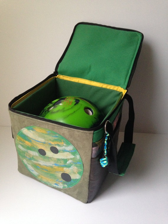 Items similar to BowlBag, bowling ball bag, bowling ball tote, single