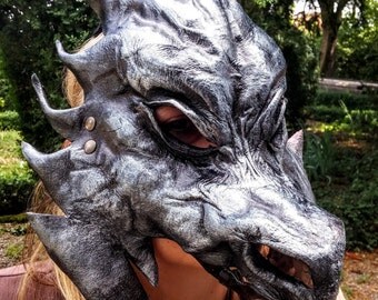 Grenier-différentes couleurs de masque-Dragon en cuir