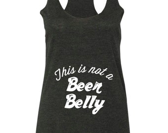 workout partner maternity tank pregnant workout tank by PerfShirts