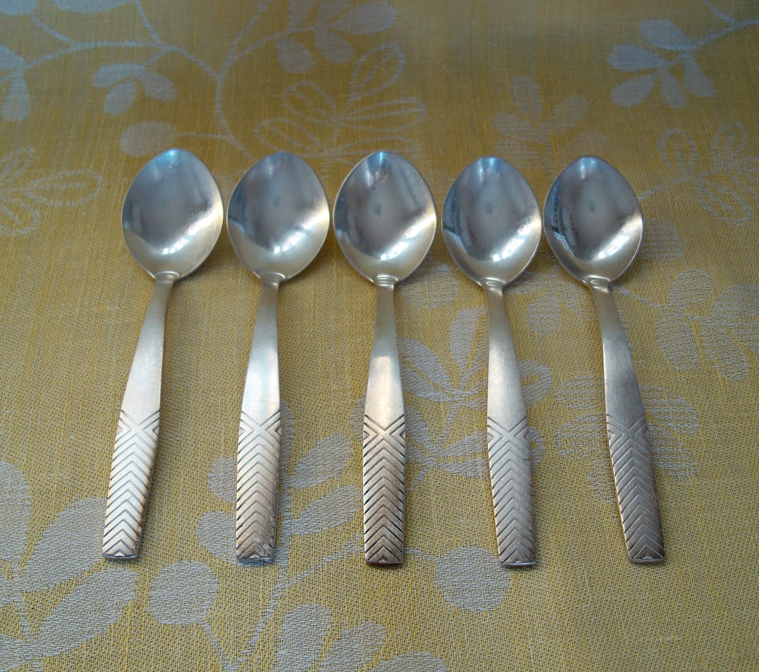 Vintage teaspoons Set of 5 melchior teaspoons made by Tallinn Jewelry