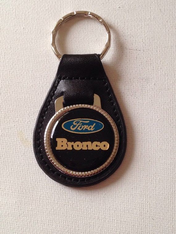 Ford Bronco Keychain Genuine Leather Ford Key Chain