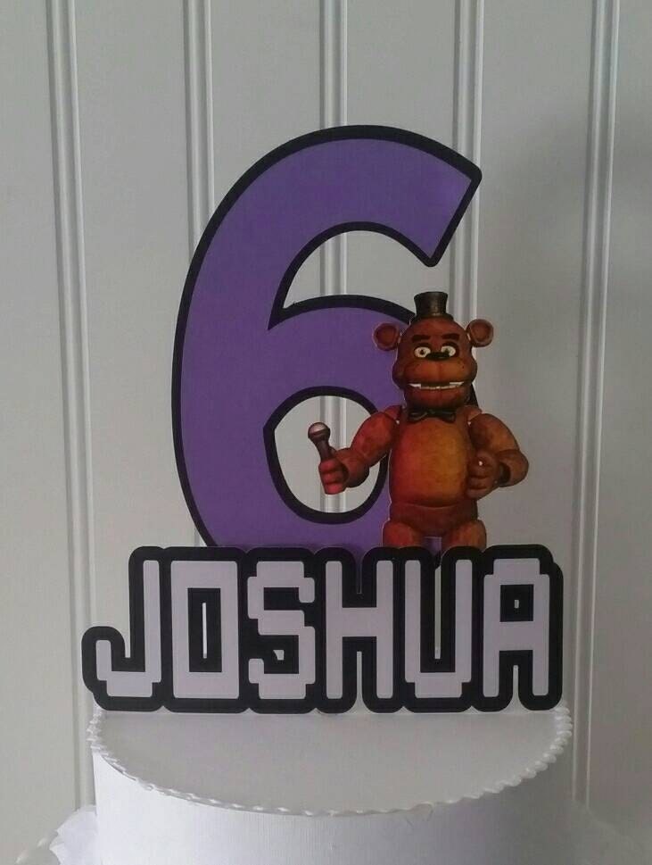 Fnaf Cake Topper Printable