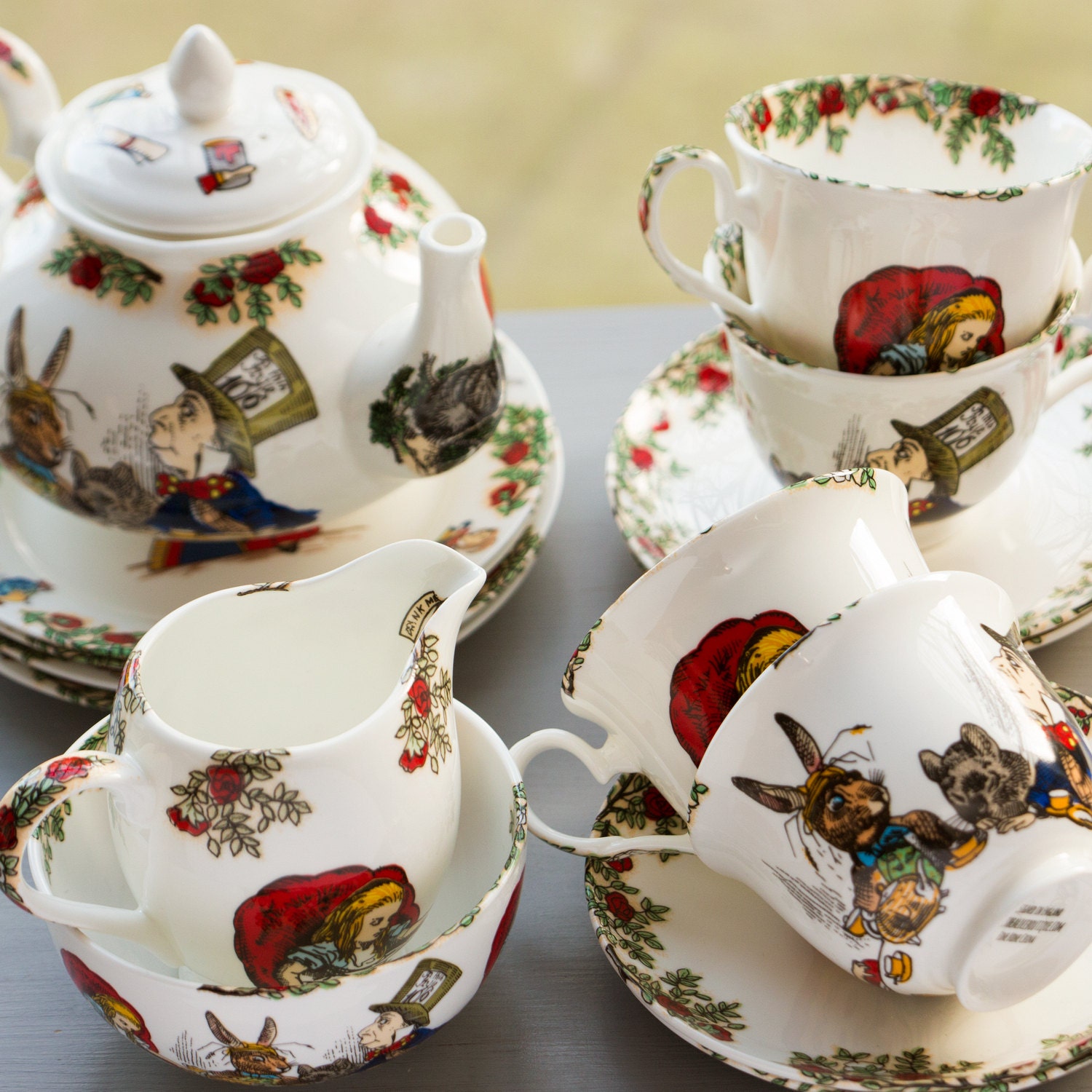 disney fine china tea set