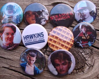 Stranger Things Pins or Magnets Vol 2