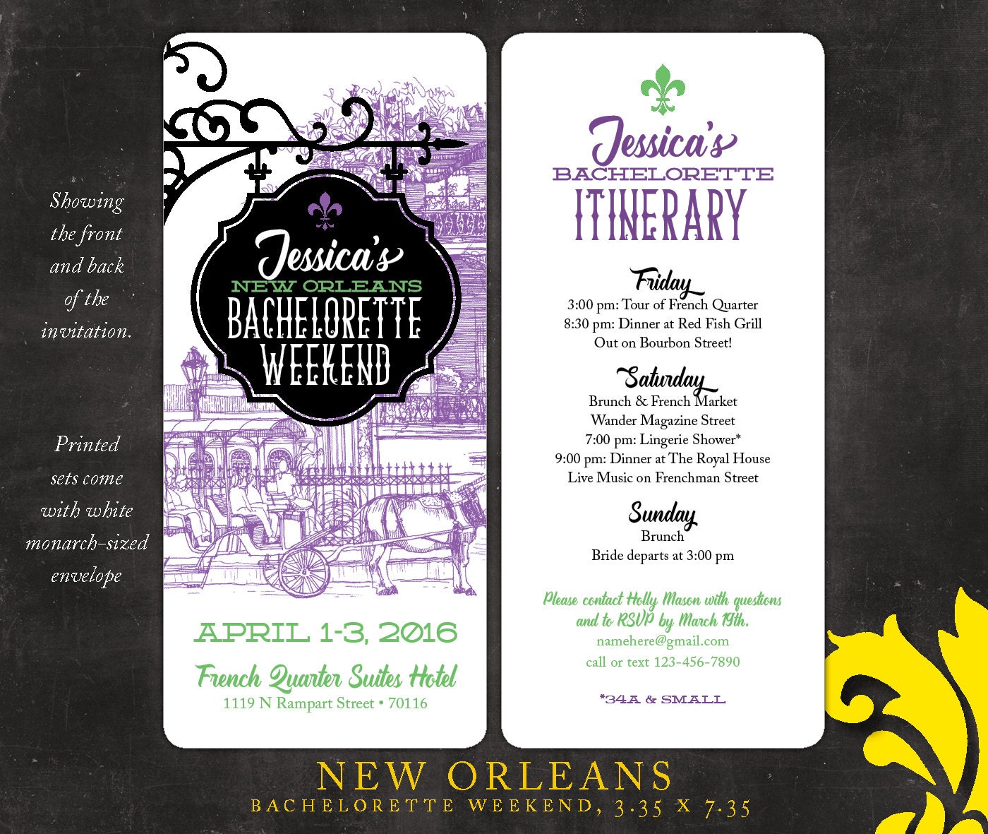 New Orleans Invitations 10