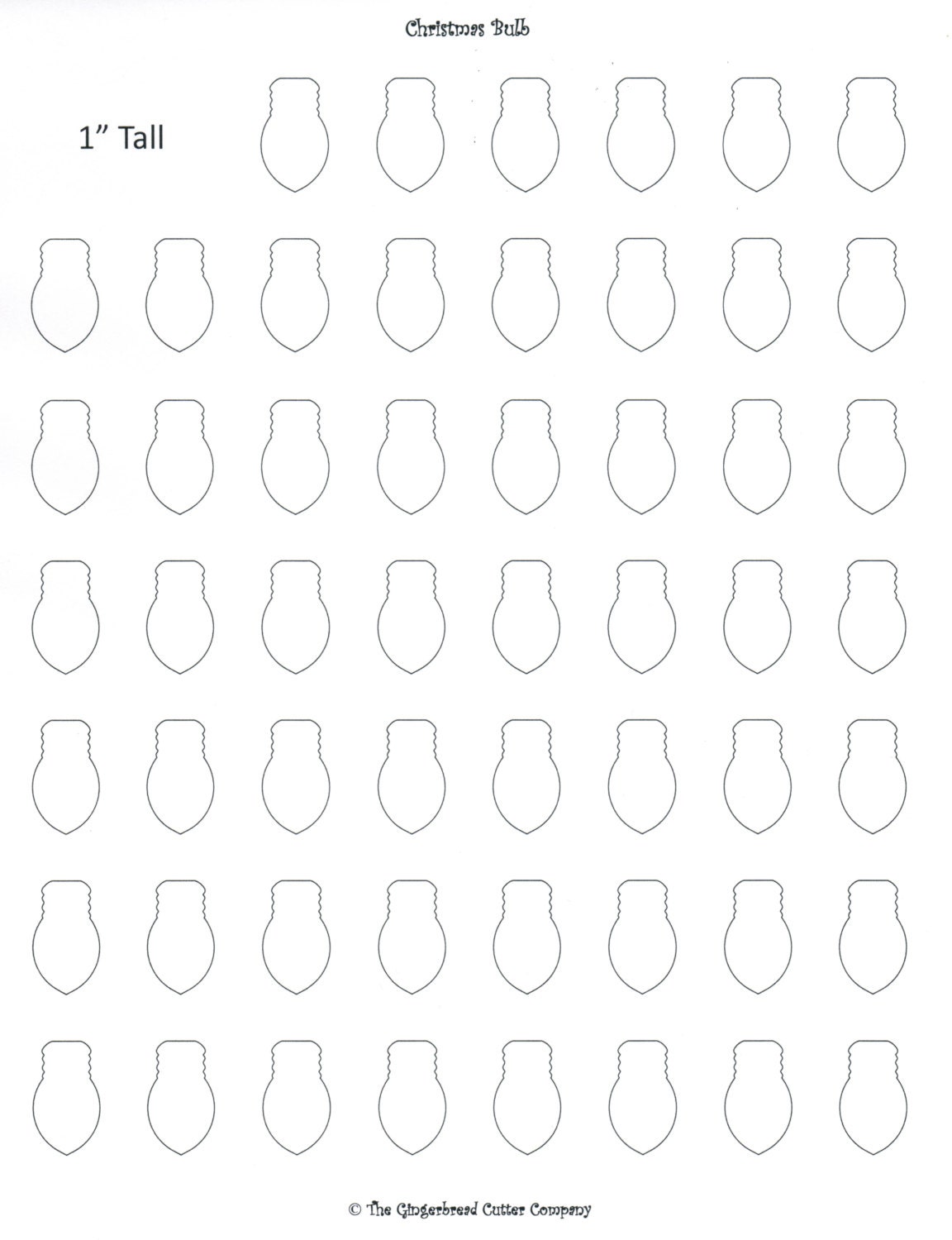 Royal Icing Templates