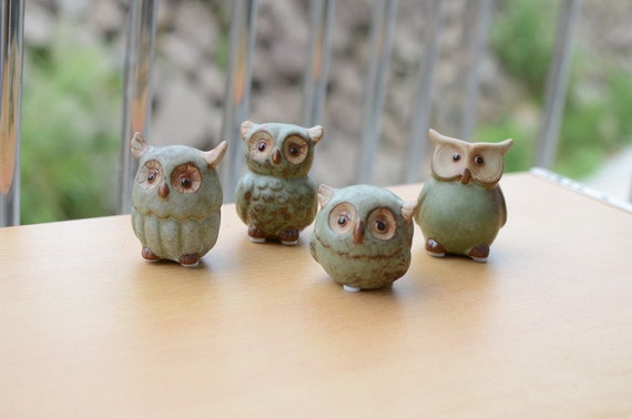 ceramic owl garden ornaments